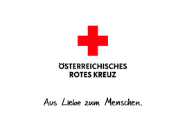 Rotes Kreuz Logo mit Schriftzug "Aus Liebe zum Menschen"